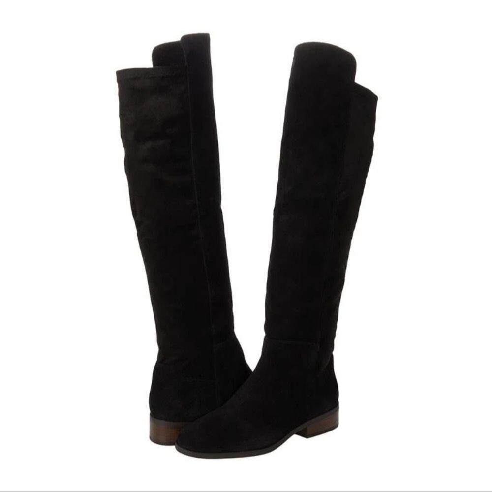 womans tall soft leather dark Academia Scholarly knee-high western classy grunge - Picture 10 of 15